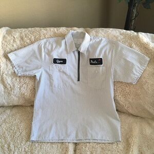 Peels NYC White Casual Cotton Blend Shirts with Collars
